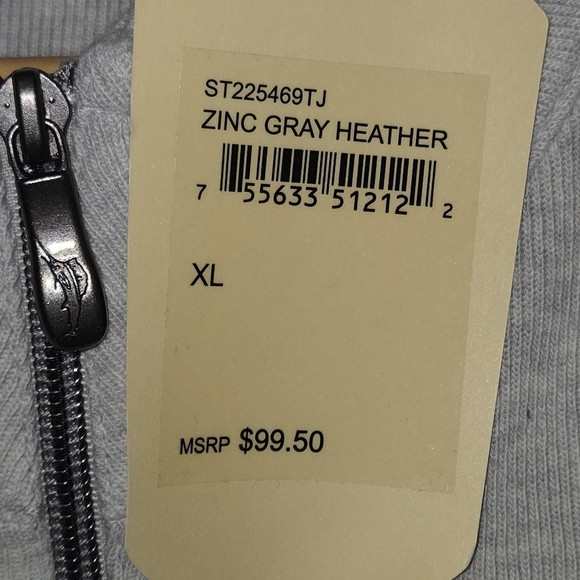 New Tommy Bahama Mens Xl Gray Zip-Up Vest - Picture 9 of 13